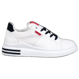 SHELOVET Chaussures de sport blanches à la mode SHELOVET Chaussures de sport blanches à la mode