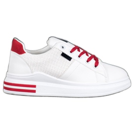SHELOVET Chaussures de sport blanches à la mode SHELOVET Chaussures de sport blanches à la mode