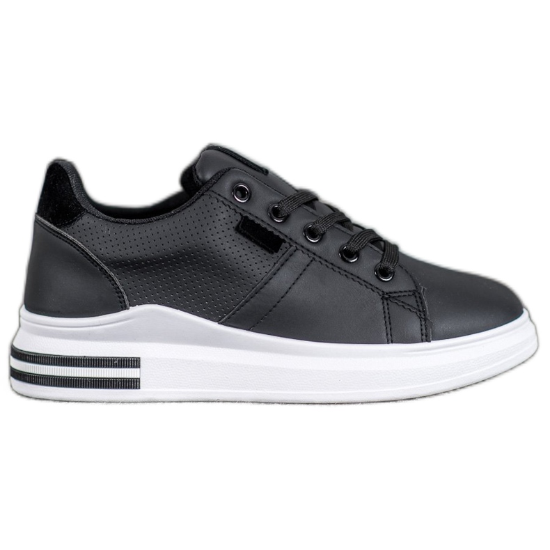 SHELOVET Chaussures de sport noires à la mode le noir SHELOVET Chaussures de sport noires à la mode le noir