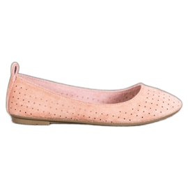 SHELOVET Ballerines ajourées rose SHELOVET Ballerines ajourées rose