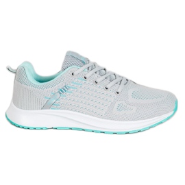 Ax Boxing Chaussures de sport ajourées confortables gris vert