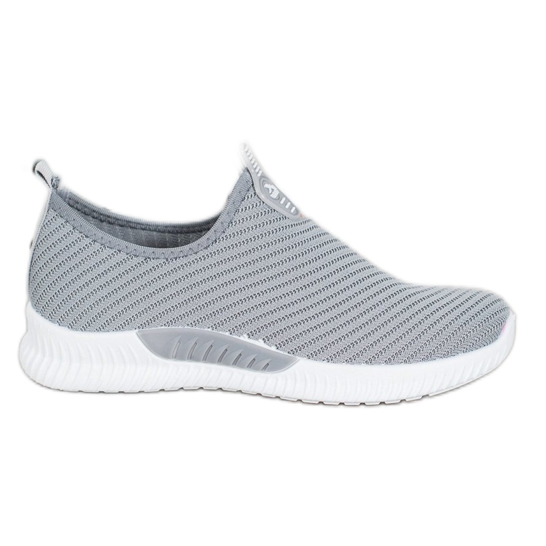 SHELOVET Chaussures de sport à enfiler gris