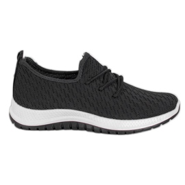 SHELOVET Chaussure de sport ajourée noire