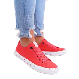 Big Star Baskets rouges avec la semelle de fleurs BigStar DD274709