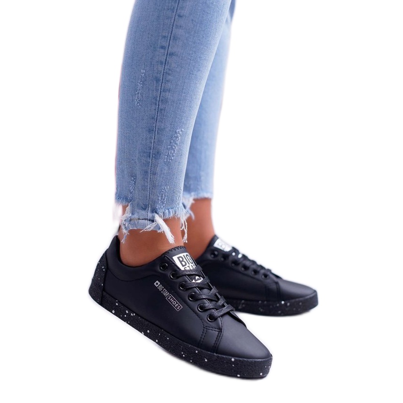Baskets femme noires Big Star AA274A008 chaussures le noir