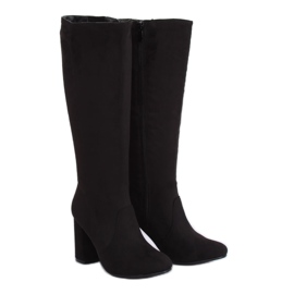 Bottines noires à talons PE252P Black Ii Species le noir