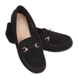 Mocassins femme noirs 22-7 Noir le noir