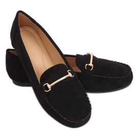 Mocassins femme noirs 99-01A Noir le noir