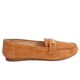 Mocassins femme camel 99-01A Camel brun