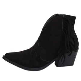 Bottes de cowboy noires pour femmes NC999 Noir
