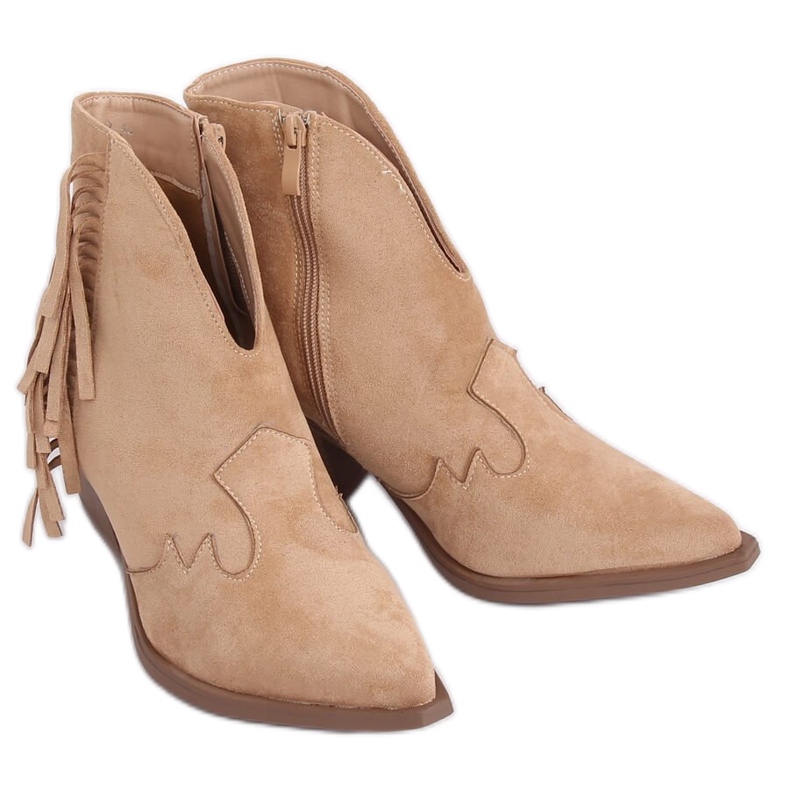 Santiags femme beiges NC999 Beige