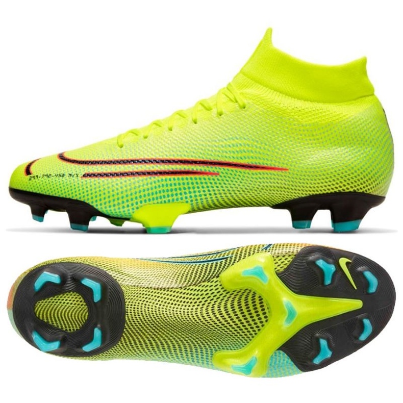 Nike Mercurial Superfly 7 Pro Mds Fg M BQ5483-703 chaussures de football jaune jaune