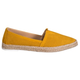 SHELOVET Slipons décontractés jaune