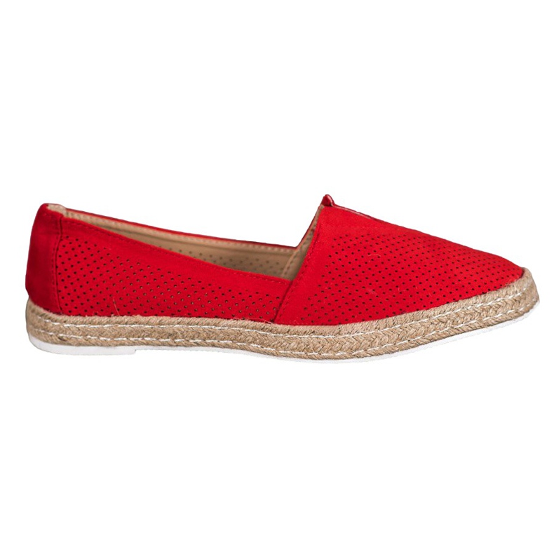 SHELOVET Slipons décontractés rouge