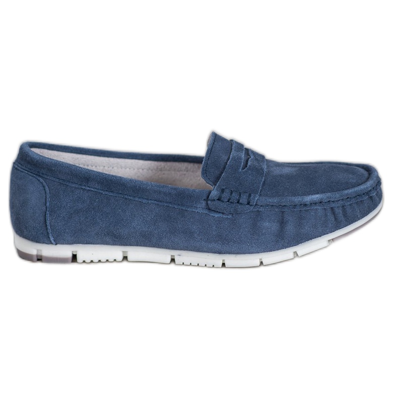 Filippo Mocassins en cuir bleu marine Filippo Mocassins en cuir bleu marine