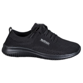SHELOVET Chaussures textiles nouées noir