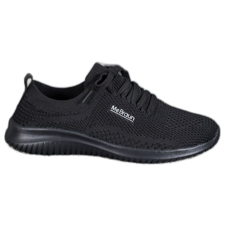 SHELOVET Chaussures textiles nouées le noir