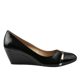 Escarpins noirs sur la cale X668-1 le noir Escarpins noirs sur la cale X668-1 le noir