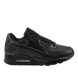 Baskets chaussures de sport noires FXZ81-4