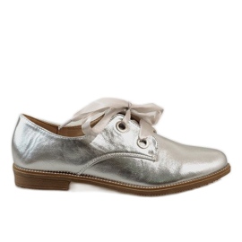Chaussures à lacets argentées 188-233 gris