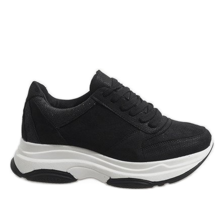 Chaussures de sport noires 99-15 le noir