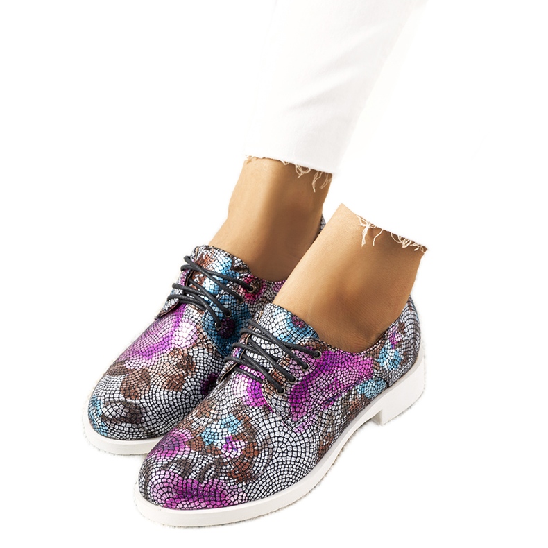 Chaussures de jazz florales noires classiques ZG629-1 le noir