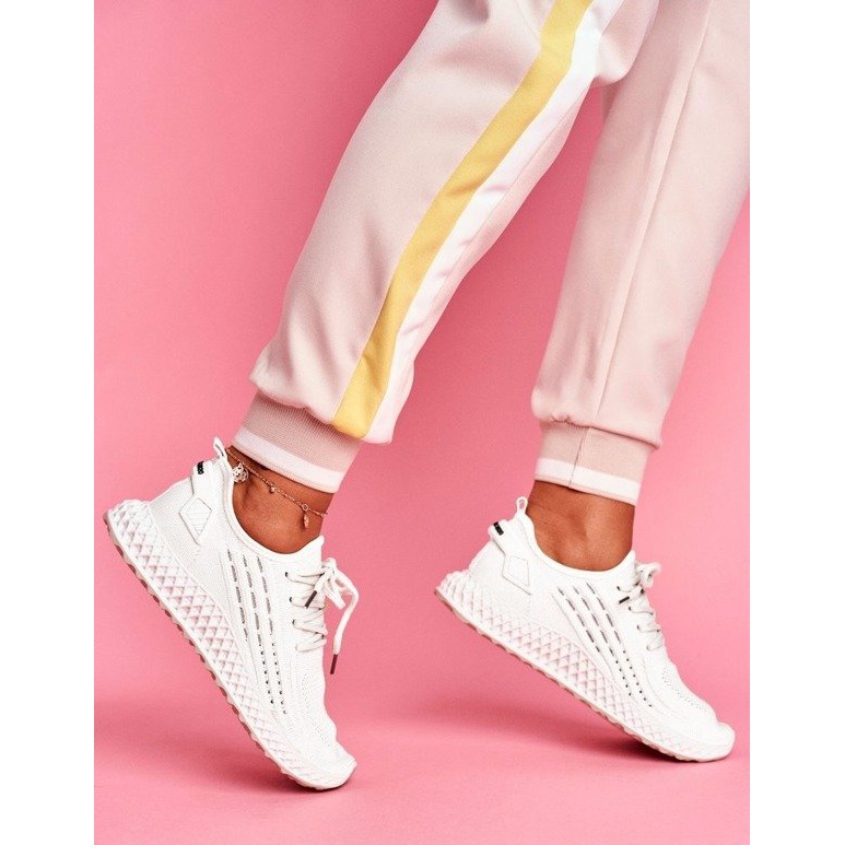 SEA Chaussures de sport légères blanches pour femmes JH-10 Blanc