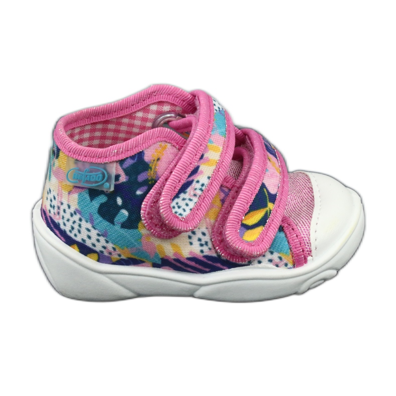 Chaussures enfant Befado orange 212P064 blanche bleu marin bleu rose jaune