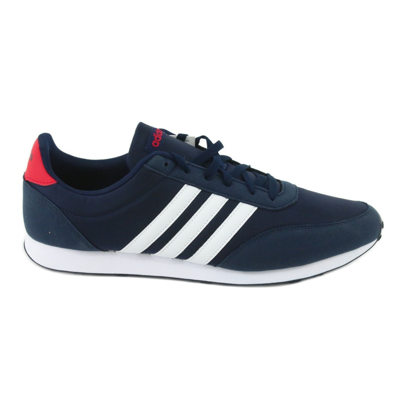 Chaussures Adidas V Racer 2.0 M CG5706 blanche rouge bleu marin