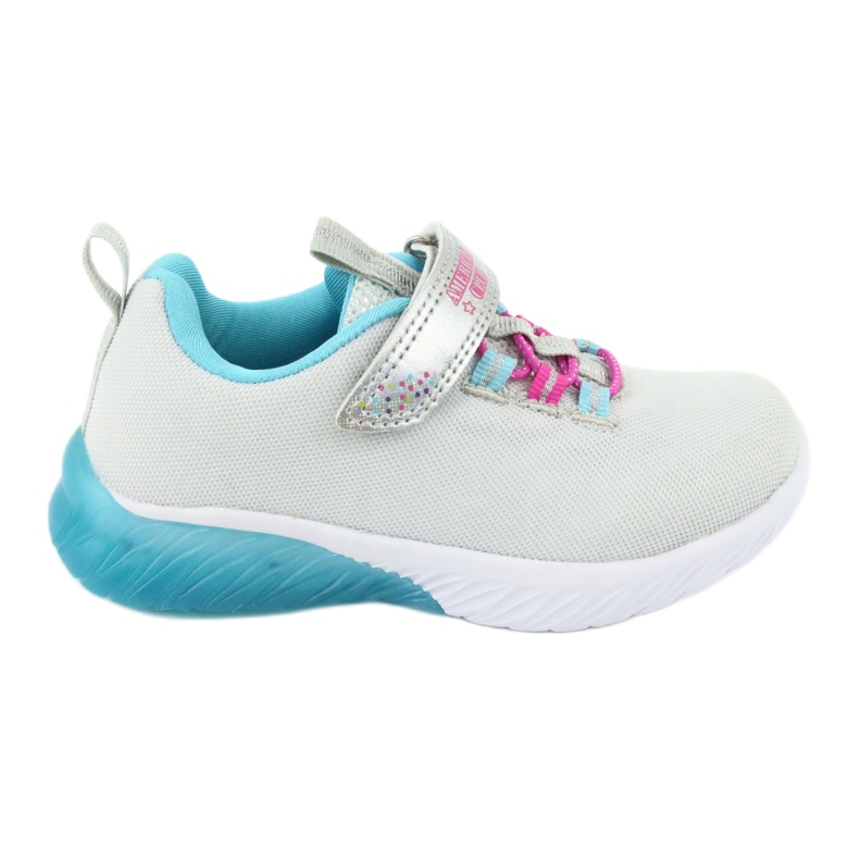 American Club ES14 chaussures de sport gris/bleu