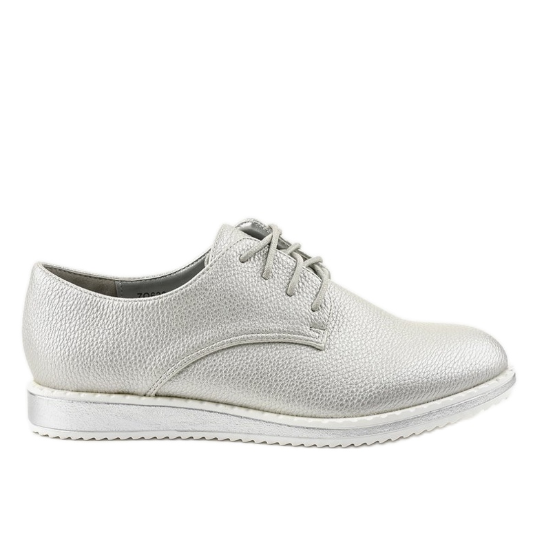 Chaussures de jazz classiques en argent ZQ632-3