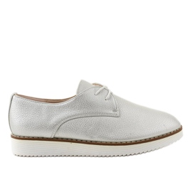 Chaussures de jazz classiques en argent XC6819-2 gris