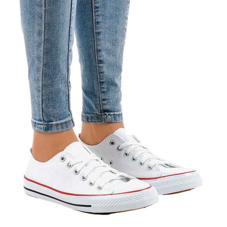 Baskets blanches classiques pour femmes ZC-2