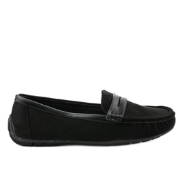 Mocassins noirs de ballerines BO-378 le noir Mocassins noirs de ballerines BO-378 le noir
