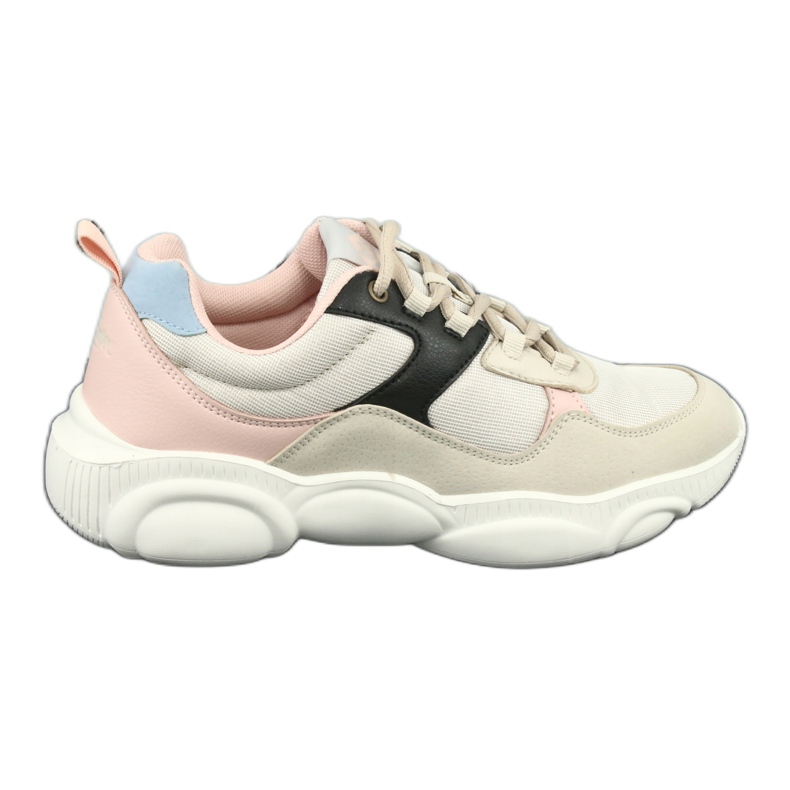 Lee Cooper Chaussures de sport pour femmes 1275 beige/rose Lee Cooper Chaussures de sport pour femmes 1275 beige/rose