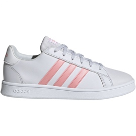Chaussures adidas Grand Court K Jr EG1995 blanc rose