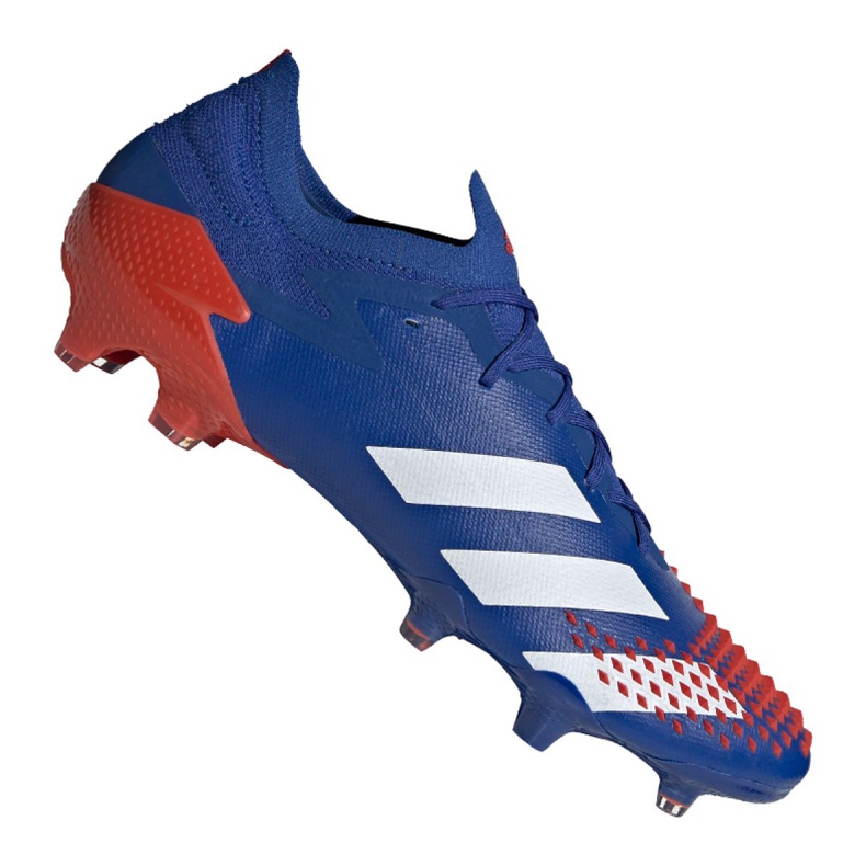 Chaussures de foot Adidas Predator 20.1 Low Fg M FV3549 multicolore bleu Chaussures de foot Adidas Predator 20.1 Low Fg M FV3549 multicolore bleu