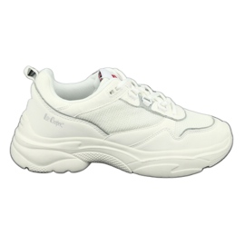 Lee Cooper Chaussures de sport pour femmes 1276 blanc blanche