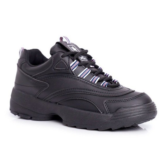 EVE Chaussures de sport pour femmes noires 20SP30-1679 le noir