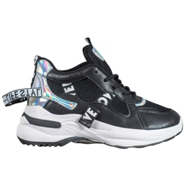 Weide Baskets à la mode avec inscriptions noir