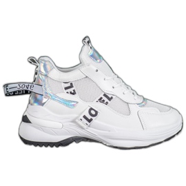 Weide Baskets à la mode avec inscriptions blanche