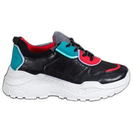 SHELOVET Baskets à la mode noir