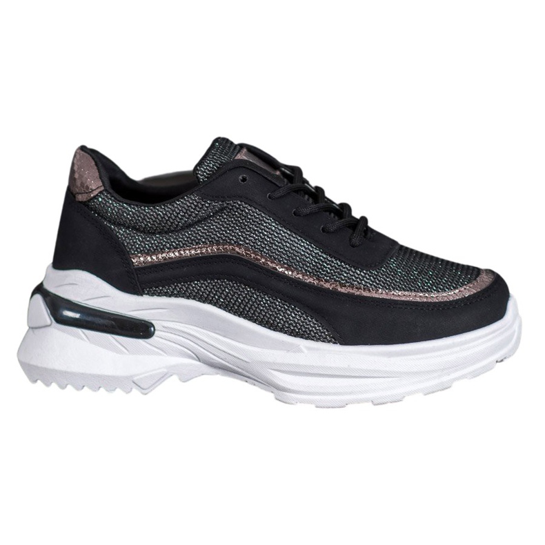 SHELOVET Chaussures de sport à la mode le noir