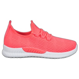 SHELOVET Chaussures textiles confortables rose