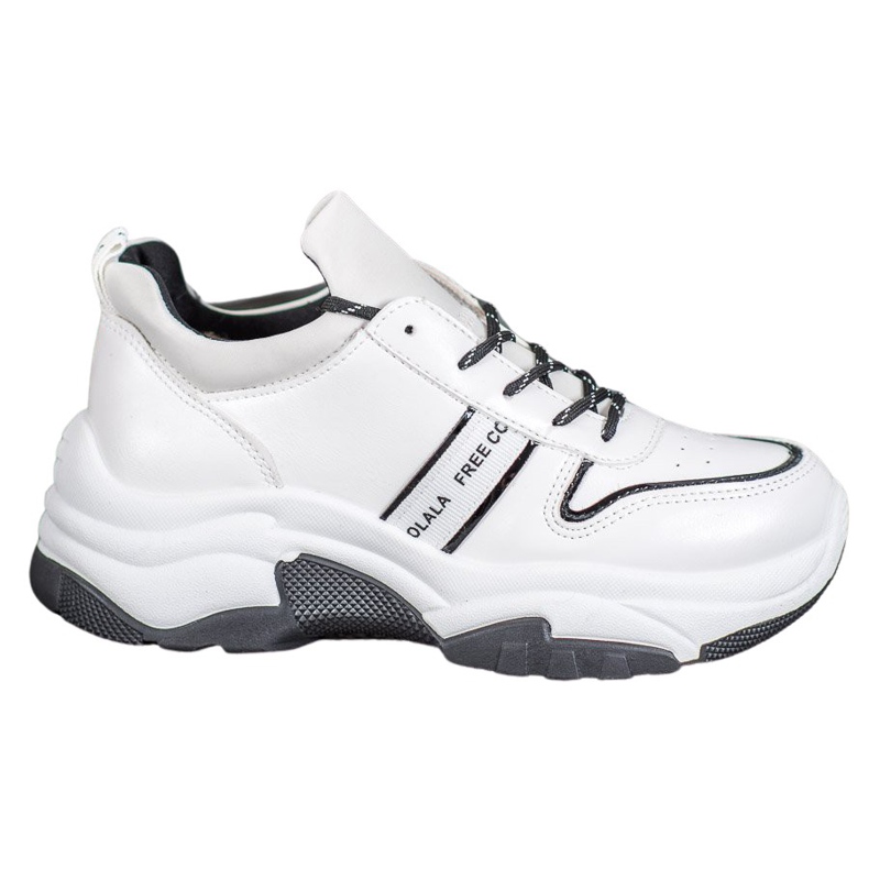 SHELOVET Chaussures de sport blanches