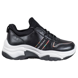 SHELOVET Chaussures de sport noires