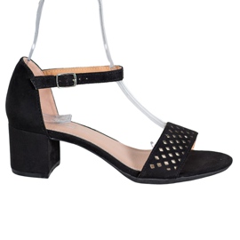 Filippo Sandales élégantes à talons hauts noir