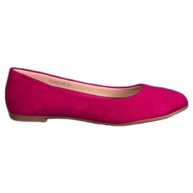 Best Shoes Ballerines en daim violet