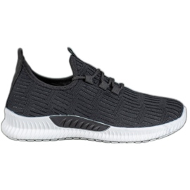 SHELOVET Chaussures textiles confortables le noir