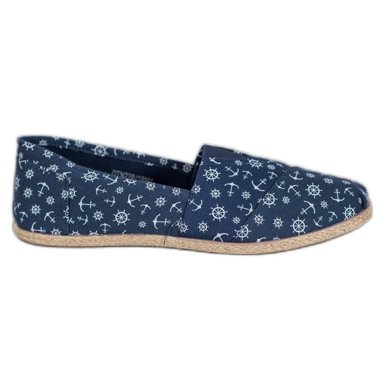McKey Slipons Avec Motif Marin bleu